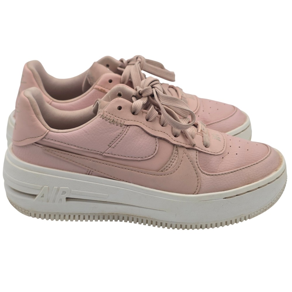 Nike Air Force 1 PLT.AF.ORM Womens 6 Pink Oxford Platform Sneakers DJ9946-602